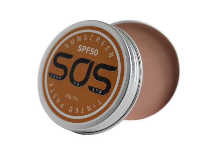 Amazon.com: Surf On Sun, Tinted Sunscreen Paste, 60g/2oz, SPF50